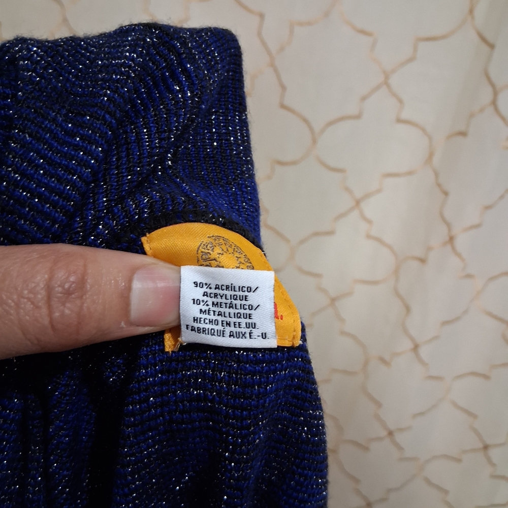 Ruby Rd. Blue and Black Cardigan - Picture 8 of 9